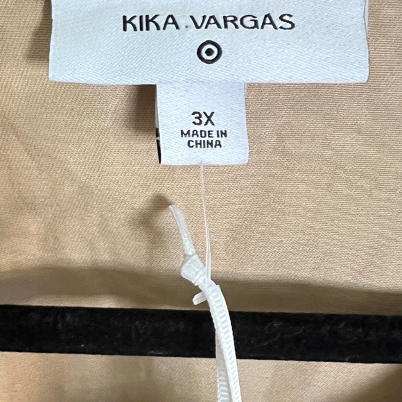 Kika Vargas X Target Charlotte Khaki Jacket Coat Size 3X NWT - Picture 9 of 9